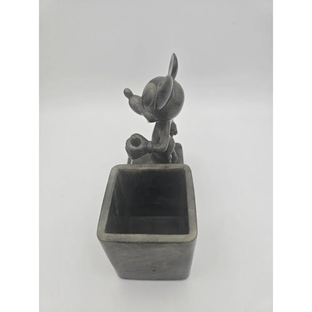 Vintage Disney Mickey Mouse Faux Marble Desk Set Lot - 3 Pcs- Repair/Restoration